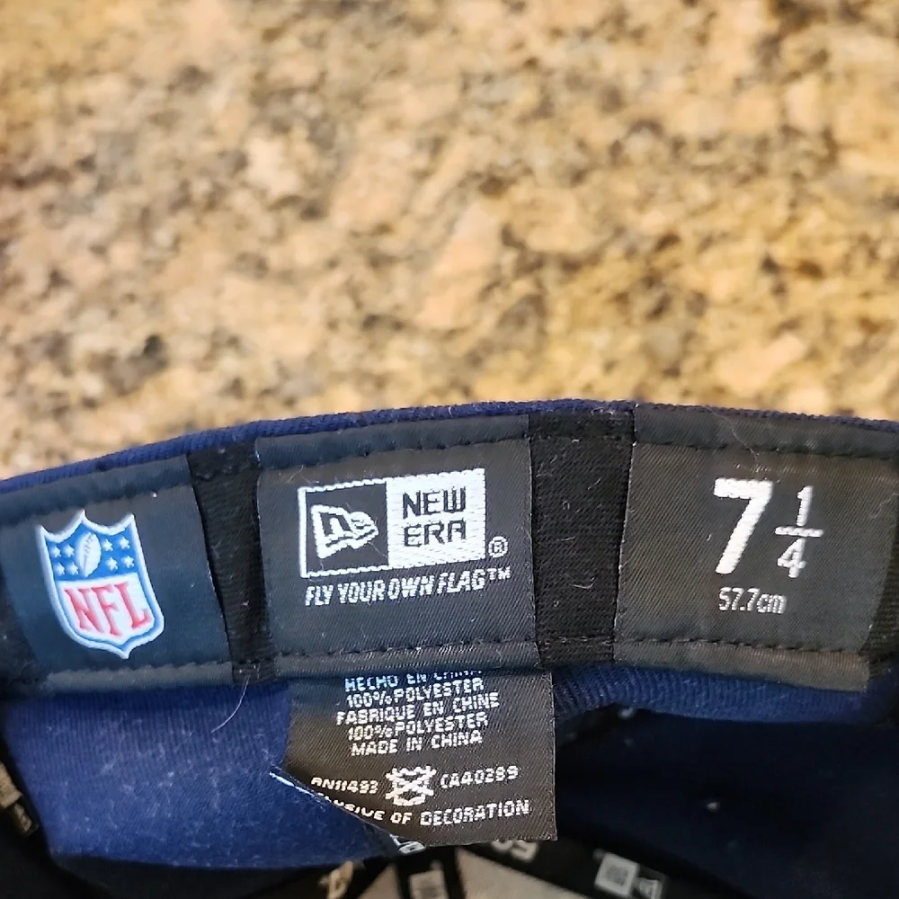 Dallas Cowboys‎ New Era Navy and White Fitted Hat